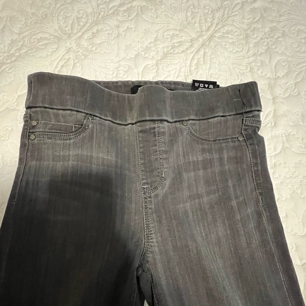 Liverpool the skinny pull-on washed black stretch high rise jeans size 6/28 - Picture 7 of 10